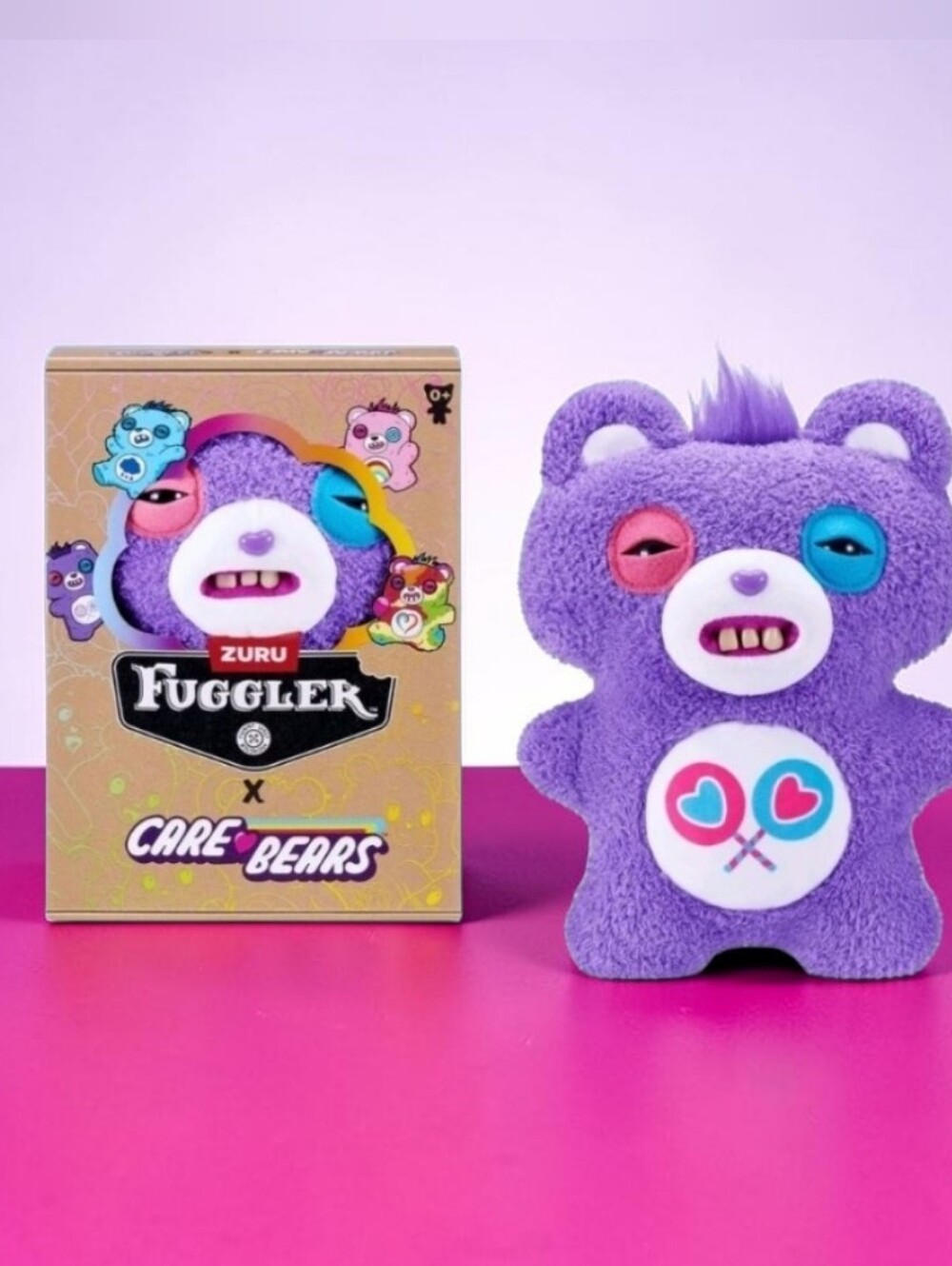 ZURU Fuggler x Care Bears Purple Plushie NIB